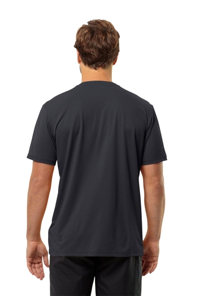 Jack Wolfskin Delgami S/s Siyah Erkek Tişört 1809811TR 1809811TR-6000