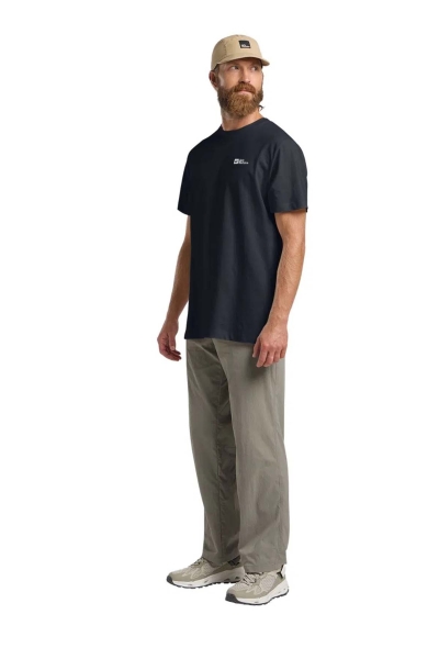 Jack Wolfskin Essential Erkek Antrasit Tişört 1808382TR-T0320