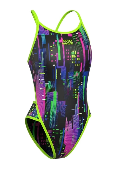 Mad Wave Crossback Chloroflex G0 Kız Çocuk Yüzücü Mayosu M4025-09-G0W