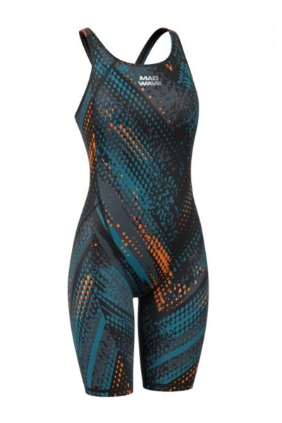 Mad Wave Kız Çocuk Fına Onaylı Yarış Mayosu - M0264-06-S6W-Laciver-12-13 YAŞ