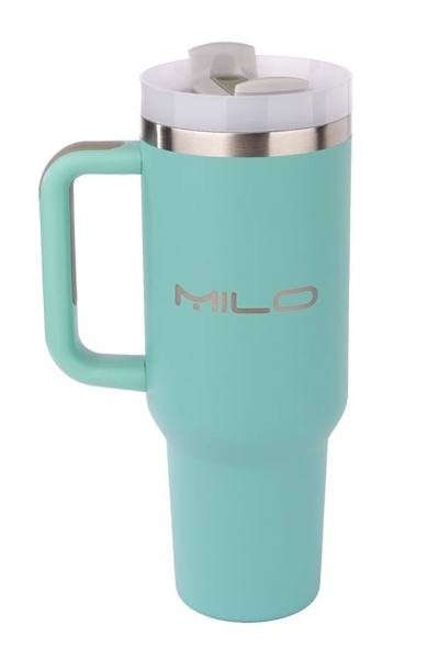 Milo Unımax 40 Oz 1000 ML Pipetli Çelik Termos -Yeşil 202412023-4