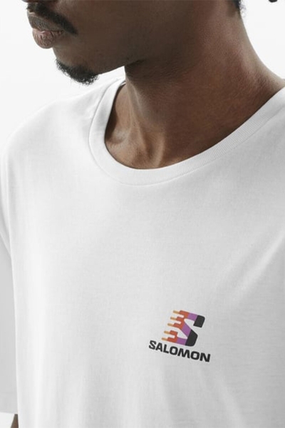 Salomon Furious Erkek Beyaz Tişört - LC2358200-Beyaz-M