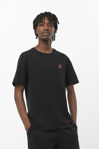 Salomon Furious Erkek Siyah Tişört - LC2358100-Siyah-M