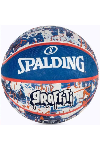 Spalding Blue Red Graffiti SZ7 2021 Basket Topu