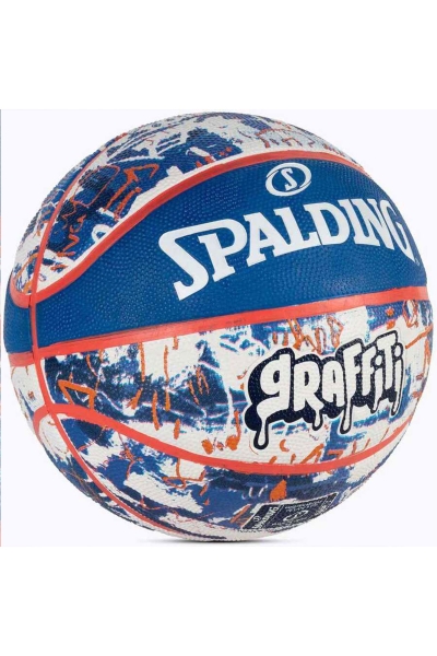 Spalding Blue Red Graffiti SZ7 2021 Basket Topu
