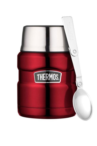 Thermos Bordo 470 ml Çelik Yemek Termosu