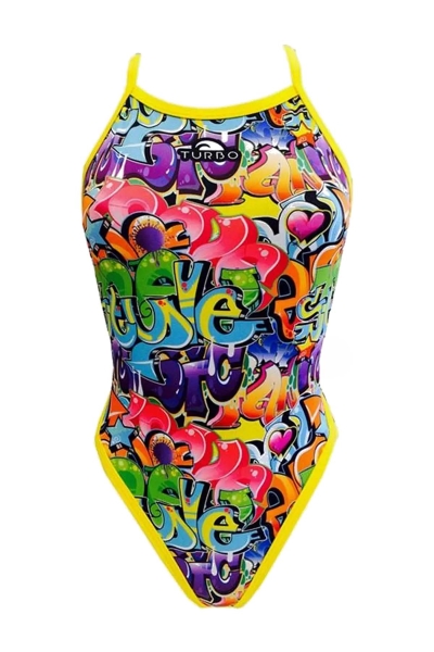 Turbo Graffiti Revolution Kız Çocuk Mayosu 83028314-0001