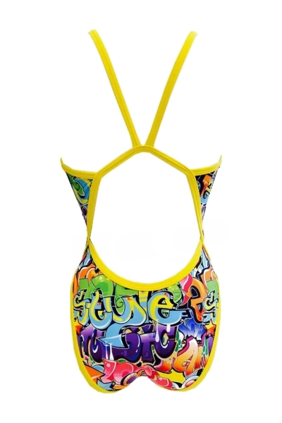 Turbo Graffiti Revolution Kız Çocuk Mayosu 83028314-0001