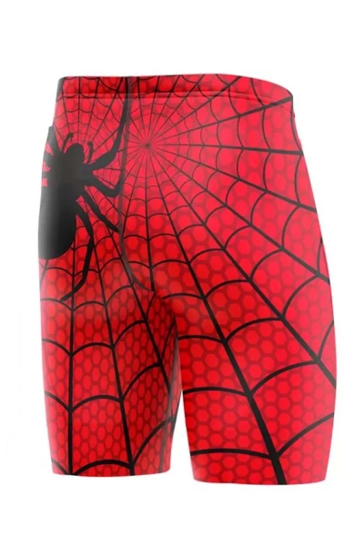 Turbo Spider Webs Desenli Kırmızı Erkek Çocuk Mayo 7314312822-0008