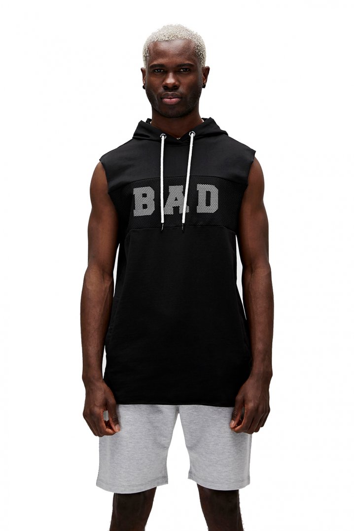 Bad Bear 21.01.33.001 - Bad  Erkek Kolsuz Siyah Sweatshirt