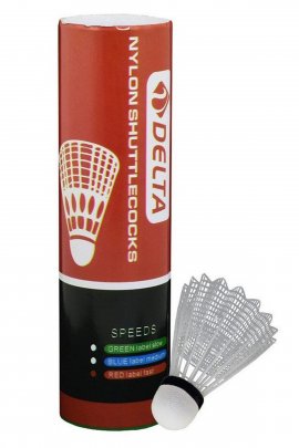Delta DS-6100 - Beyaz Badminton Topu 6 lı