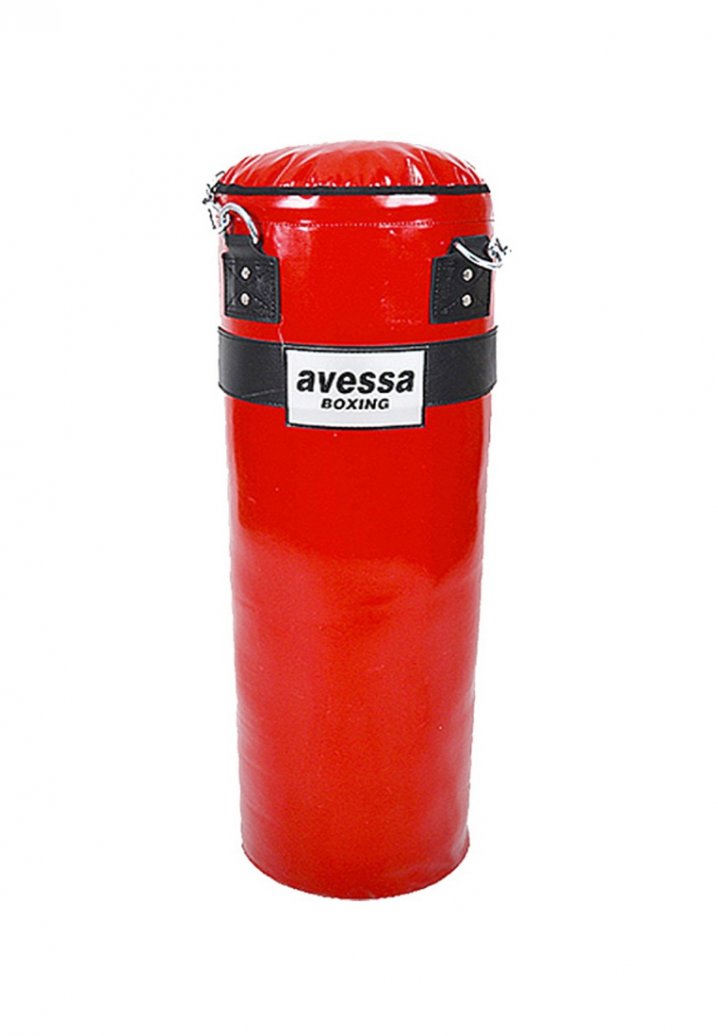 Avessa Avessa 80 cm Deri Boks Torbası Kum Torbası Kırmızı (PBC8025-K)