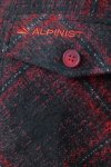 Alpinist 600801 - Vejan Erkek Lacivert Kırmızı Ekose Outdoor Gömlek