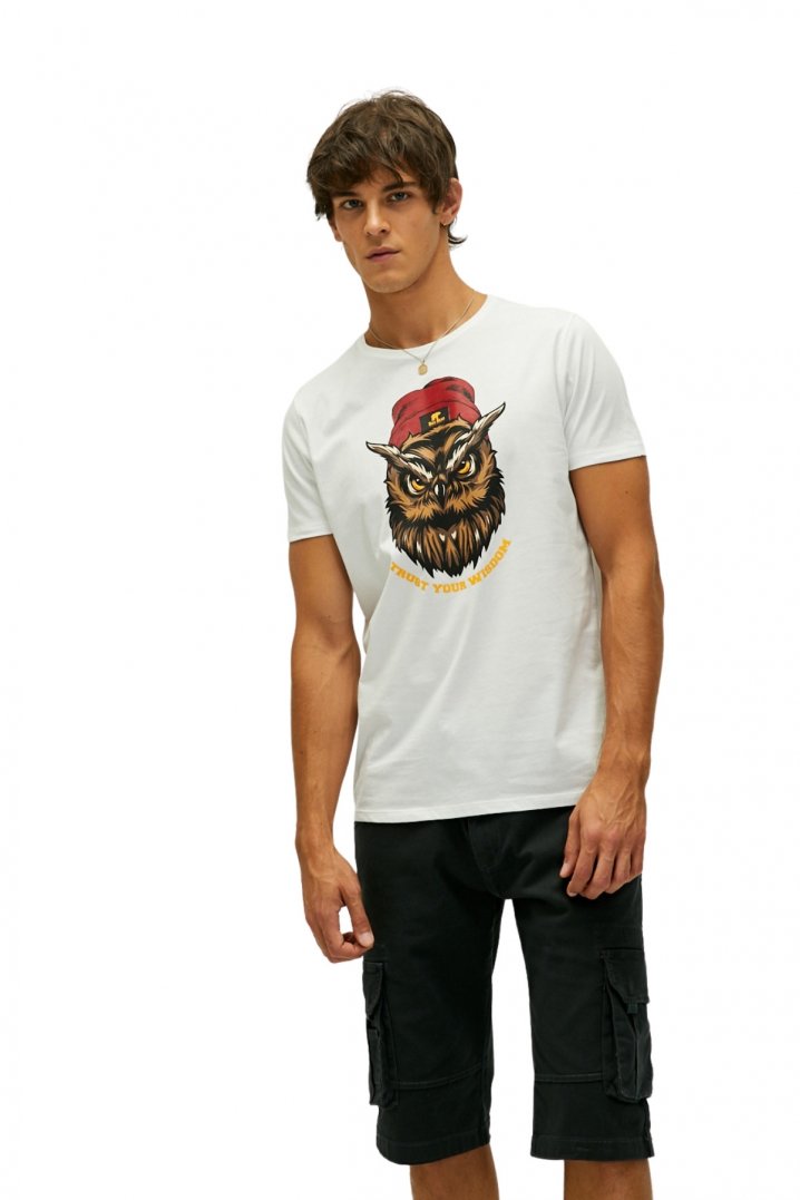 Bad Bear 22.01.07.034 - Trust Beyaz T-Shirt