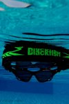 Blackfish Thin Siyah-Yeşil Suda Batmaz Gözlük Bandı