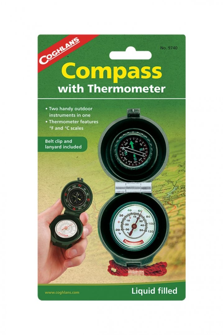 Coghlans C-9740 - Pusulalı Yeşil Termometre