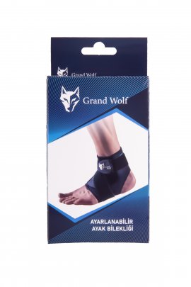 Grand Wolf GW-AYB - Ayarlanabilir Siyah Ayak Bilekliği