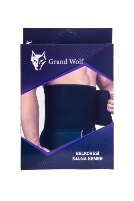 Grand Wolf GW-SAK - Siyah Neopren Ayarlanabilir Bel Korsesi
