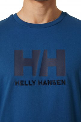 Helly Hansen - HH Logo Mavi Erkek T-Shirt 