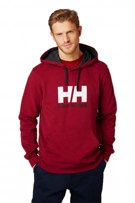 Helly Hansen HHA.33977 - Logo Hoodie Bordo Sweat Shirt