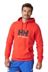 Helly Hansen HHA.33977 - Logo Hoodie Kırmızı Sweat Shirt