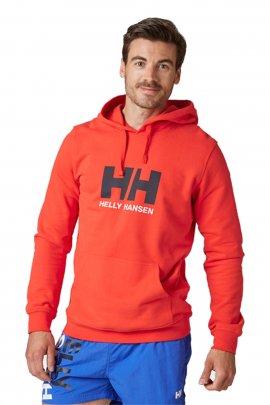 Helly Hansen HHA.33977 - Logo Hoodie Kırmızı Sweat Shirt
