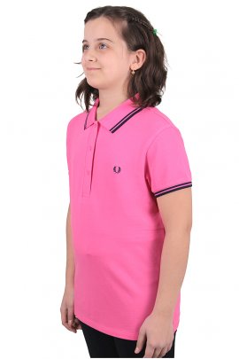 Fred Perry G9762-F730 - Twin Pembe Tipped Çocuk Polo T-Shirt