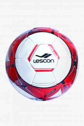 Lescon Kırmızı Futbol Topu 5 Numara El dikişli