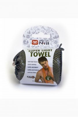 N-Rit Süper Light Towel Medium Haki Havlu