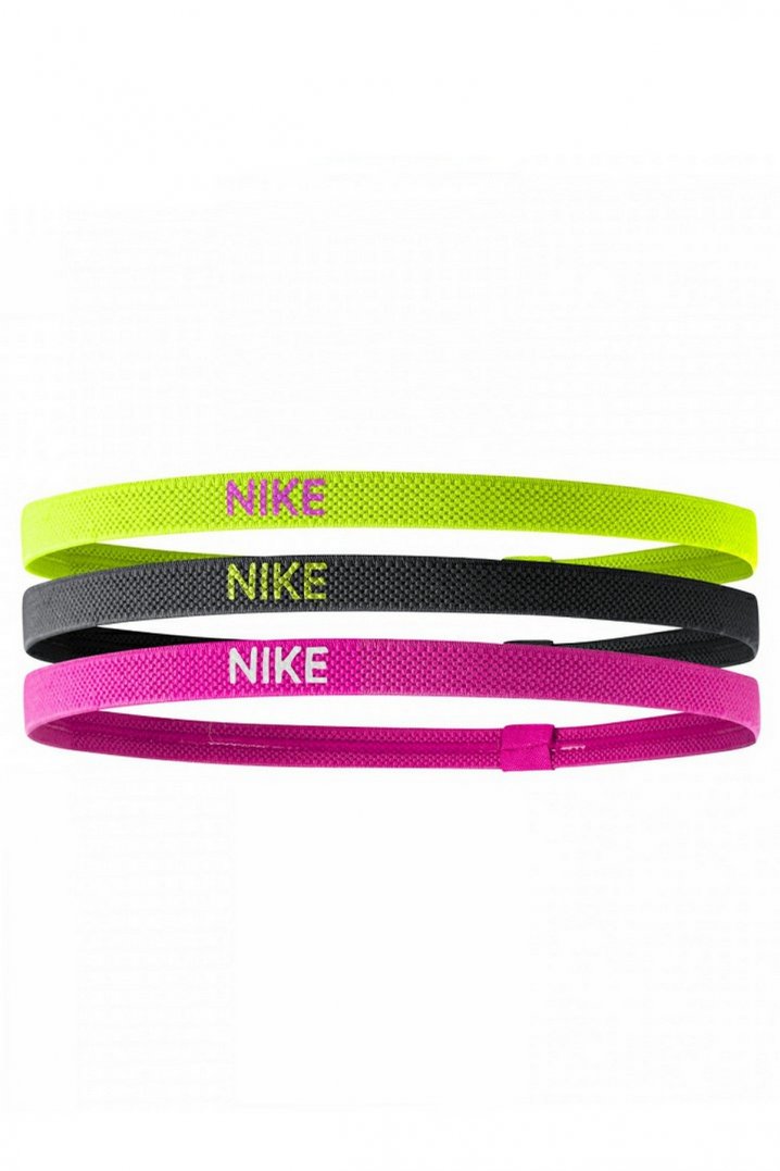 Nike N.JN.04 - Elastik Hairbands Pembe/Yeşil Saç Bandı