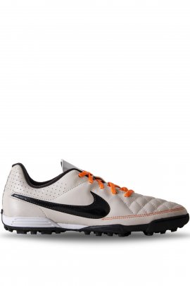 Nike 631524 - Tiempo Rio 2 TF  Beyaz/Turuncu Çocuk Halı Saha Ayakkabısı