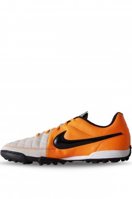Nike 631524 - Tiempo Rio 2 TF  Beyaz/Turuncu Çocuk Halı Saha Ayakkabısı