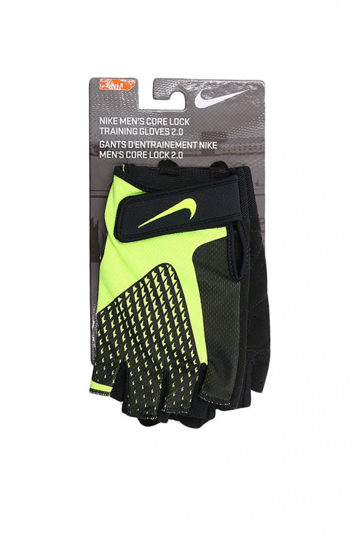 Nike Core Lock 2.0 Fitness Eldiveni Sarı-Siyah (N.LG.38.023.SL)