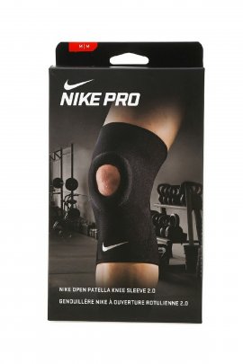 Nike N.MS.38.010 - Pro Combat Open-Patella Knee Sleeve 2.0 Siyah Sporcu Dizlik