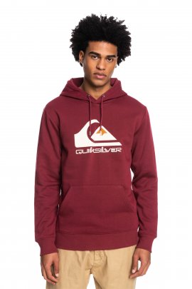 Quiksilver Big Logo Hoodie Bordo Erkek Sweatshirt
