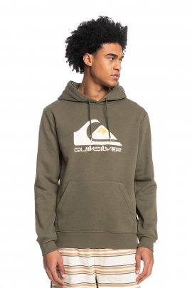Quiksilver Big Logo Hoodie Haki Erkek Sweatshirt