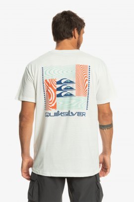 Quiksilver Warped Patterns  Beyaz Erkek Tişört