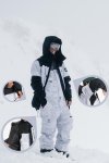 Quiksilver Mission Prt Bloc Erkek Kayak/Snowboard Beyaz Siyah Montu