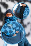 Quiksilver Misson Printed Block Çocuk Mavi Snowboard Montu