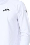 Raru 1-RYFS201 - Erkek Yarım Fermuarlı Beyaz Sweatshirt