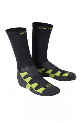 Salomon LC1218227 - Shorty Running Siyah-Yeşil Outdoor Çorap