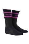 Salomon SA81015 - Life 3P Siyah Mor Outdoor Çorap