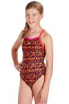 Speedo 8-10839B - Pattern Pop XBack Kız Çocuk Fuşya Yüzücü Mayosu