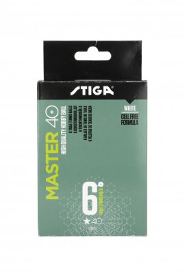 Stiga 1111-2410 - Master 6lı Masa Tenisi Beyaz Pinpon Topu