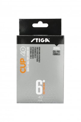 Stiga 1110 - Cup 6lı Masa Tenisi Turuncu Pinpon Topu