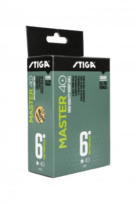 Stiga 1112-2303 - Master 6lı Masa Tenisi Turuncu Pinpon Topu