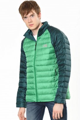 The North Face T939N56WV - M Trevail Jacket Erkek Yeşil Outdoor Mont