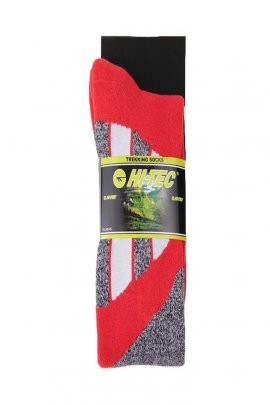 Hi-Tec HI12060002-315 - Unisex Kırmızı-Gri Kayak Çorabı