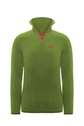 Thermoform hztp19020 - Polarline Kadın Yarım Fermuarlı Yeşil Sweatshirt