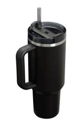 Stanley Quencher Pipetli Siyah Termos Bardak 1.18 Lt Cream 2.0 10-12574-015